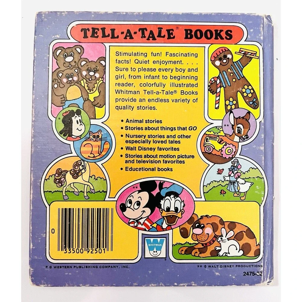 Vintage Whitman Tell-A-Tale Books Farm Animal Storybook Lot 1960s 1970s